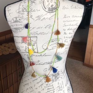 Plunder tassel necklace